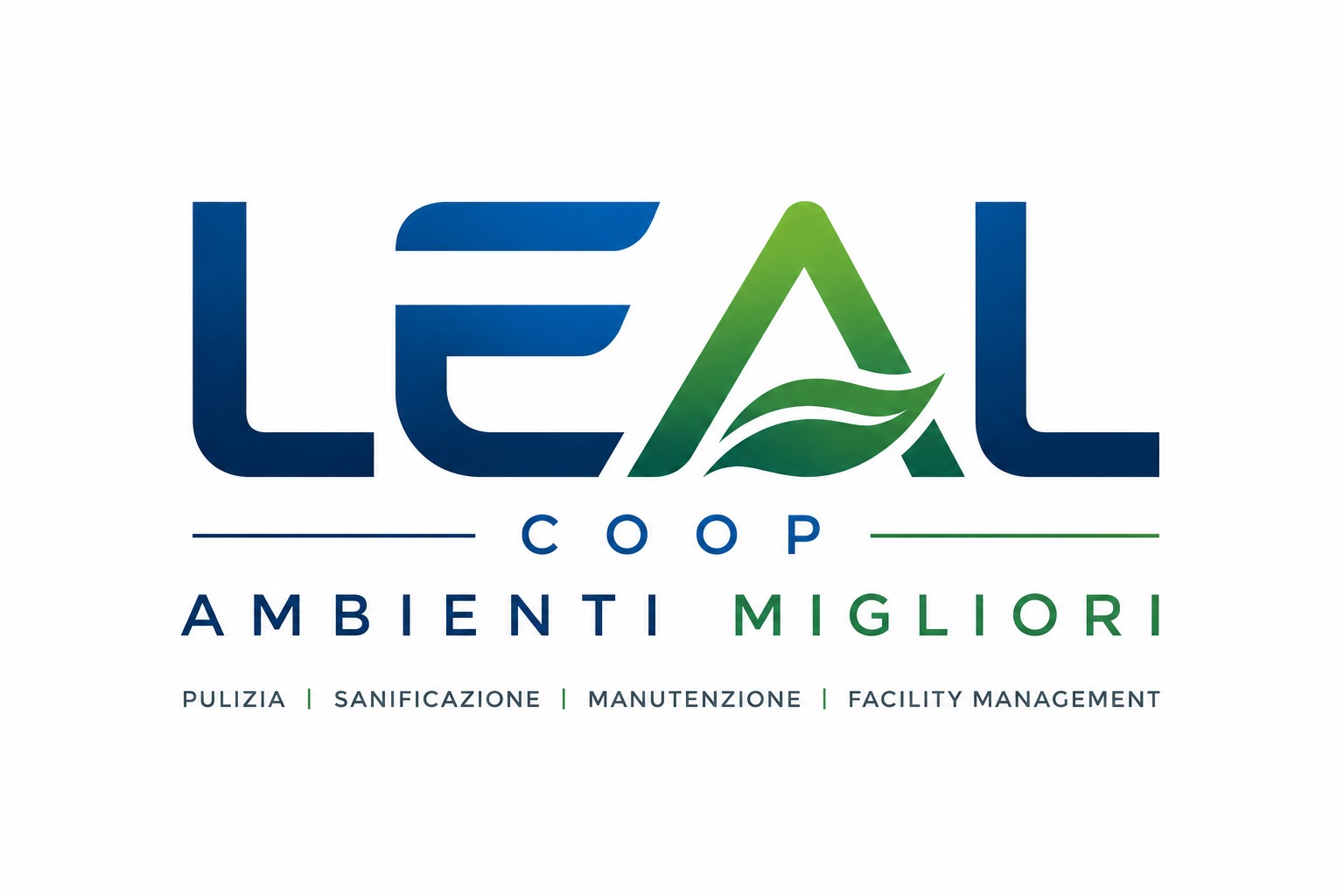 Logo Leal Coop Ambienti Migliori - Pulizia Sanificazione Manutenzione Facility Management